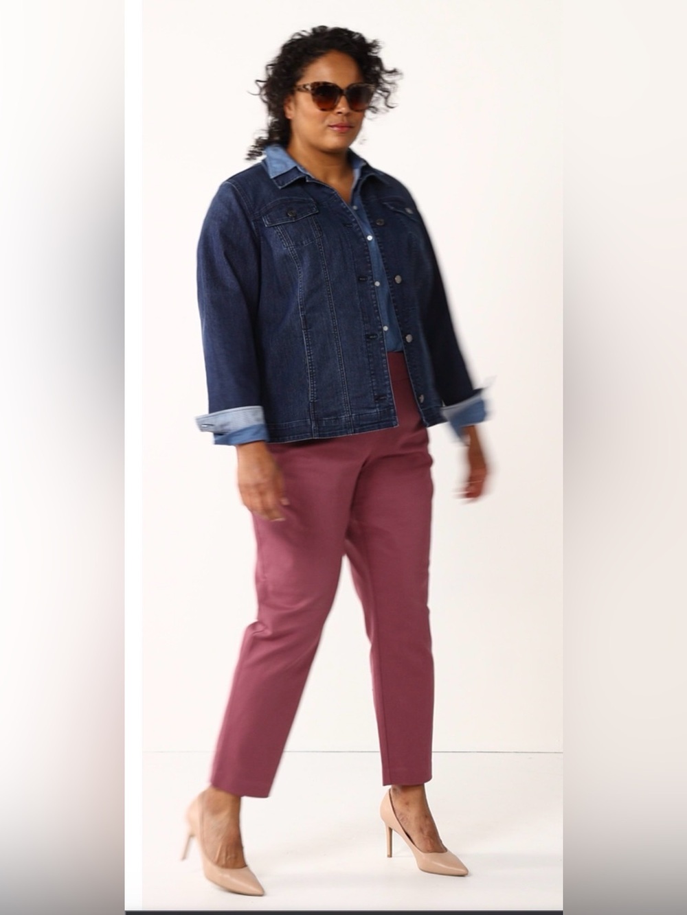 NWOT croft & barrow Mauve Womens Pull-On Pants